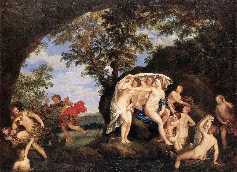 Albani  Francesco Diana and Actaeon oil painting picture